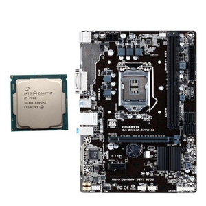 Placa Base LGA1151 GIGABYTE B150M-D2VX-SI/D3VX-SI Compatible con Procesadores de 6.ª/7.ª Generación I3-6100/<span class=keywords><strong>i5</strong></span>-<span class=keywords><strong>6500</strong></span>/<span class=keywords><strong>i5</strong></span>-7500/i7-7700, Kits de Computadora de Escritorio para Juegos, <span class=keywords><strong>DDR4</strong></span> - Product Image 2