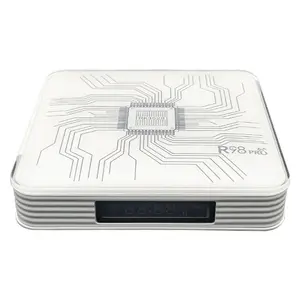 Fábrica de vendas diretas R98pro Tv Receptor Android 13.0 OS Internet Tv Streaming Box Smart Wifi Ultra Alta Definição Set-top