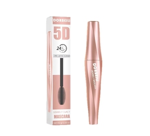 Máscara de Pestañas Voluminizadora y Rizadora de Larga Duración, Resistente al Agua y al Sudor, Color Oro Rosa - Product Image 6