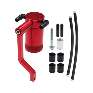 09-19 닷지 도전자 RAM HEMI Z 마운트 1500 5.7L 6.4L 레드 블랙 알루미늄 MAX 범용 오일 캐치 캔 탱크 - Product Image 1