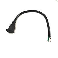 Câble d'alimentation robuste 12AWG, type « Power Whip », 30 cm (1 pied), NEMA 5-15R femelle vers extrémités dénudées, pour PDU et boîtier de commande industriel