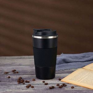 Gobelet isotherme en acier inoxydable avec manchon en silicone, tasse de voyage en rose, rouge, noir, vert, blanc - Product Image 5