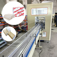 Máquina de embalaje de papel kraft de doble extremo abierto, máquina de fabricación de papel tisú, máquina de envoltura de papel para toallas de mano