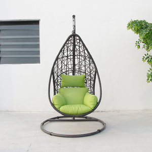 Fauteuil <span class=keywords><strong>suspendu</strong></span> en rotin Uland pour patio, balcon, jardin, terrasse - Product Image 2