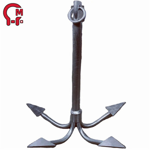 Hameçon pliable HLM à quatre branches, structure compacte, gain de place, portable pour bateaux pneumatiques et embarcations de pêche - Product Image 6