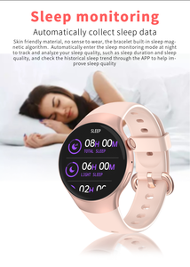 Montre connectée de luxe pour femme, étanche, couleur or Rose, 2021 - Product Image 6