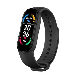 2022 reloj inteligente teléfono en línea M6 Smart Band pulsera impermeable Fitness Tracker Sport Smartband con llamada BT