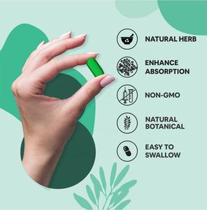 ओएम गार्सिनिया कैंबोगिया वजन घटाने गार्सिनिया कैंबोगिया 3000 मिलीग्राम 60% एचका कैल्शियम, पोटेशियम और क्रोमियम गार्सिनिया कैंबोगिया कैप्सूल - Product Image 6