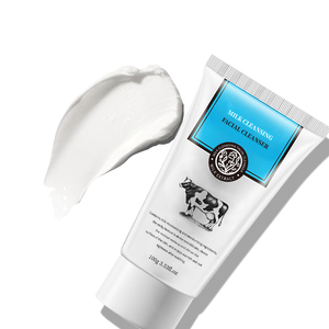 Venta caliente Limpiadores suaves Poros Leche Espuma Limpieza facial Limpiadores faciales Lavado de cara - Product Image 3
