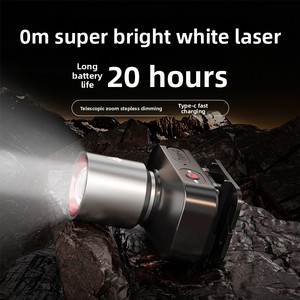 Đèn pha Đèn pha tầm xa có thể sạc lại Đèn khai thác mỏ siêu sáng không thấm nước Đèn pin gia dụng ngoài trời Đèn pha - Product Image 2