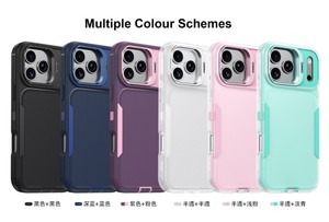เคสโทรศัพท์แบบกันกระแทกพร้อมกรอบกล้อง 3 in 1 สำหรับ iPhone 17Air 16plus 15 14 13 12 pro max - Product Image 6