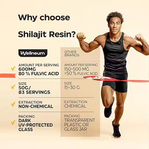 Suplemento de resina Shilajit del Himalaya OEM y ODM, refuerzo de inmunidad, minerales traza de ácido fúlvico para adultos, resina Shilajit Natural - Product Image 3