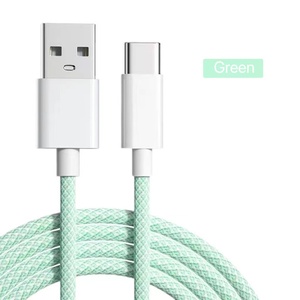 Câble de données de charge rapide PD avec tresse en nylon couleur Macaron 20W Câble USB Type C pour iPhone 15 <span class=keywords><strong>Airpods</strong></span> iPad - Product Image 1