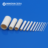 Tubes en céramique d'alumine industrielle à deux extrémités ouvertes pour systèmes d'isolation par circulation en four, services de soudage et de découpe