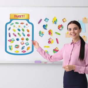 แผนภูมิการจัดการพฤติกรรมเชิงบวกสำหรับห้องเรียนแบบแม่เหล็กขนาดกลาง รุ่นปี 2024 พร้อมกระดาษสติกเกอร์แม่เหล็ก - Product Image 3