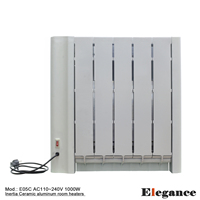 Silence haute qualité céramique pierre Intelligent Wi-Fi Thermostat 220 ~ 240V E05C 1000W grand espace en aluminium inertie radiateurs