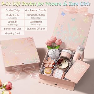 Cestas <span class=keywords><strong>de</strong></span> Regalo Relajantes para Spa, Set <span class=keywords><strong>de</strong></span> Baño para el Hogar, Kit <span class=keywords><strong>de</strong></span> Autocuidado, Regalos <span class=keywords><strong>de</strong></span> Agradecimiento, Cumpleaños, Día <span class=keywords><strong>de</strong></span> la Madre, Pascua para Mujeres, Personalizadas con Impresión UV - Product Image 2