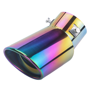 Tubo de <span class=keywords><strong>escape</strong></span> para coche, silenciador de <span class=keywords><strong>cola</strong></span>, tubo de <span class=keywords><strong>escape</strong></span> recto único para modificación de coche - Product Image 4