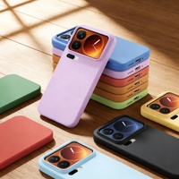 Coque en silicone liquide pour Xiaomi 13 14 15 16 17 18 5G, protection précise contre les chocs, compatible avec la peau, en caoutchouc, vente en gros