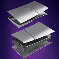 Plaque frontale de remplacement de couverture de coque de protection anti-poussière ABS mince pour la nouvelle édition numérique mince PS5 Playstation 5
