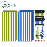 Serviette de plage en microfibre super absorbante, séchage rapide, légère, anti-sable, serviette de plage personnalisée pour le surf, la natation et les activités de plein air