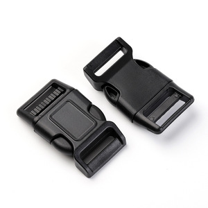Hebilla de Liberación Lateral de Plástico de 25 mm, Negra, Duradera, Accesorio para Bolsas y Mochilas - Product Image 3