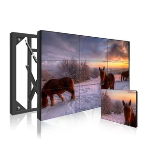 46 49 65 Inch 1.7Mm 3.5Mm Bezel 2K 4K Hd 0.88 Mm Outdoor LCD-Scherm Lcd 55 Inch Scherm Splicing Video Wall Lcd