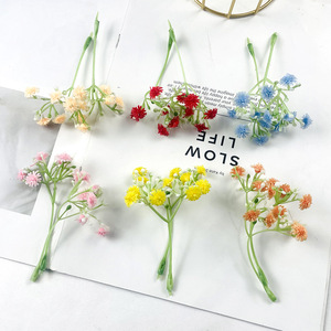 ดอกไม้ประดิษฐ์รูปดอกยิปโซฟิลลา ขนาด 9 ซม. สีสันสดใส สำหรับตกแต่งงานแต่งงาน ตกแต่งบ้าน ทำกิ๊บติดผม ชุดอุปกรณ์ DIY - Product Image 2