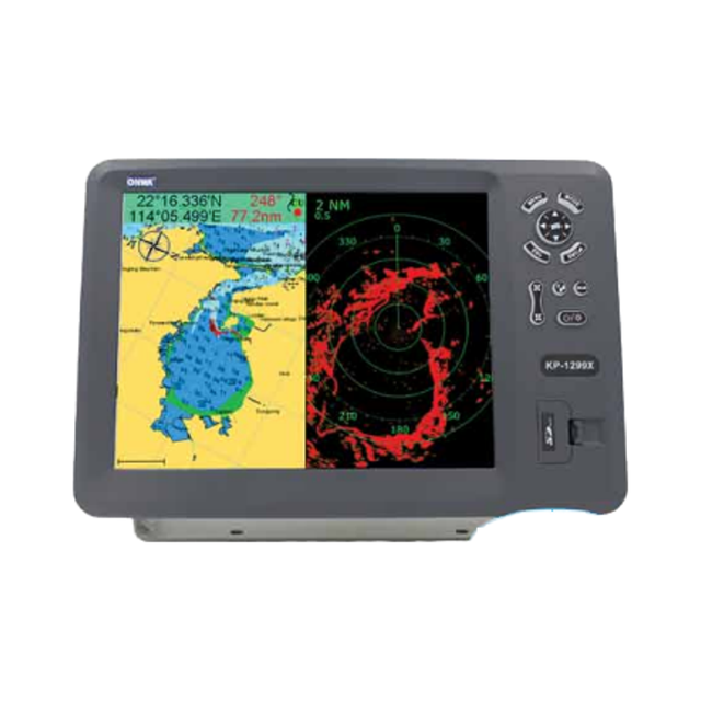 All-in-One KP1299X GPS Chart Plotter Fish Finder AIS Radar with 800x600 Display for Boating