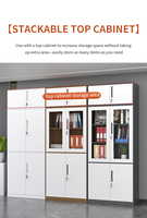 Armoire de classement en papier, en acier métallique, pour bureau, avec étagères réglables, serrure sécurisée et grand rangement vertical