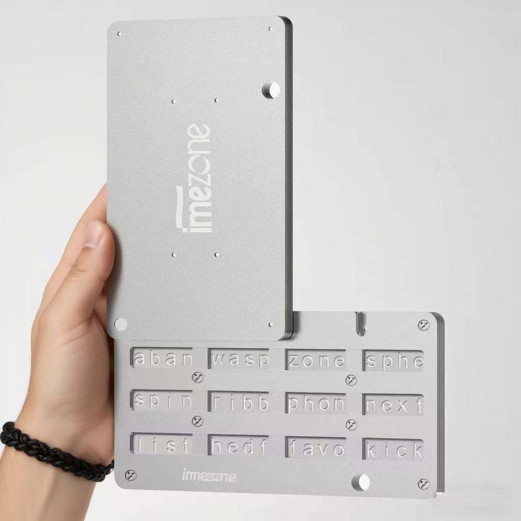 cold crypto wallet - stainless steel seed storage