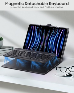 Étui universel pour tablette <span class=keywords><strong>MoKo</strong></span> en cuir PU avec clavier sans fil pour <span class=keywords><strong>iPad</strong></span> 9 10 11 pouces, étui Samsung A9 Plus - Product Image 5