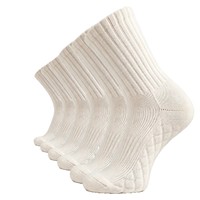 Chaussettes de sport unisexes personnalisées avec logo OEM, vente en gros, chaussettes de course épaisses en tissu éponge, antidérapantes, absorbant les chocs, pour activités de plein air