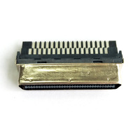 Conector SCSI Tipo CN Macho, Cable Conector SCSI VHDCI de 68 Pines y 1.27mm, Conector SCSI para Soldar en Cable