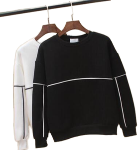 Sudadera con Capucha y Diseño Recortado para Hombre, Talla Grande, Tejido de Punto Ecológico, Estilo Pullover de Manga Larga para Primavera - Product Image 2