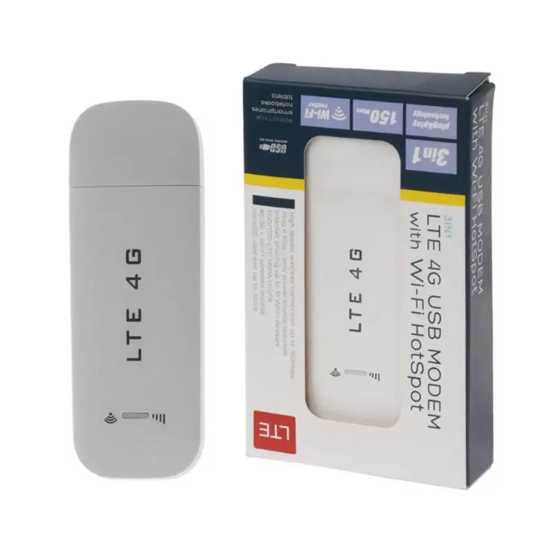 4G LTE blanco pequeño Surf palos USB desbloqueado tarjeta de red WiFi 150Mbps