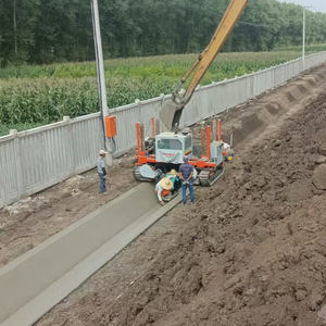 <span class=keywords><strong>Pavé</strong></span> en béton pour doublure de canal d'eau, Machine de revêtement en béton de canal - Product Image 2