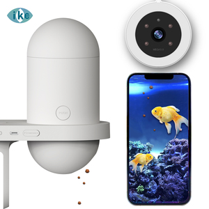 Cuộc sống thông minh Fish Feeder trực quan máy ảnh điều khiển từ xa 4MP Dual band Wifi Pet thực phẩm Dispenser an ninh máy ảnh với 230ml Công suất - Product Image 1