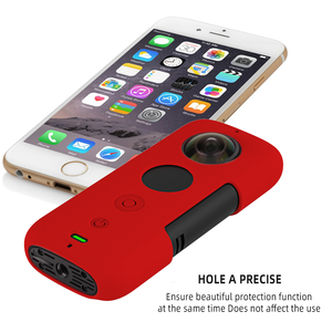 <span class=keywords><strong>Insta</strong></span> <span class=keywords><strong>360</strong></span> <span class=keywords><strong>One</strong></span> <span class=keywords><strong>X2</strong></span> <span class=keywords><strong>Accesorios</strong></span> Cubierta protectora de silicona y cubierta de lente para Cámara de Acción y Deportes - Product Image 2