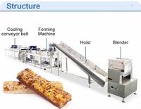 Ligne de production de barres protéinées au chocolat à bas prix, machine à fabriquer des céréales énergétiques et des flocons d'avoine