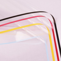 Papier Cellophane Coloré Double Face, Papier Cellophane Étanche Transparent Fleur Emballage OPP pour Bouquet, 20 Pièces