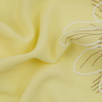Tissu tissé 100% polyester avec impression pigmentée en mousse, motif abstrait et géométrique, matière moderne pour robe/chemisier