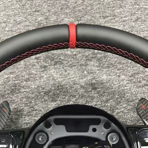 Volante Deportivo de Cuero Personalizado para <span class=keywords><strong>Mercedes</strong></span> <span class=keywords><strong>Benz</strong></span> C63 C43 E53 E63 G63 G500 G55 AMG GT GLE63 W223 W204 W205 W167 W213 - Product Image 4