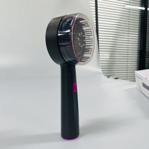 Cepillo masajeador inalámbrico de viaje, masajeador de cabello, peine para el cuero cabelludo, masajeador eléctrico de mano para el cuero cabelludo con dispensador de aceite para el cabello - Product Image 6