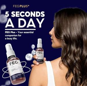 Suero Orgánico para el Crecimiento del Cabello, Masajeador Capilar, Prevención de la Caída del Cabello, Spray y Aceite Capilar FEG <span class=keywords><strong>Plus</strong></span> con Fórmula Herbal, 50 ml/botella - Product Image 6
