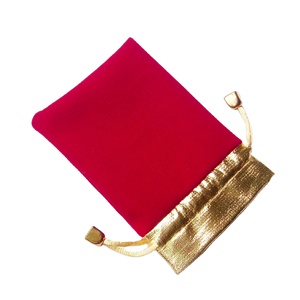 Fournitures d'emballage pour bijoux, pochette à cordon, sac cadeau, petite taille, rangement cosmétique, vente en gros pour les magasins de détail - Product Image 3