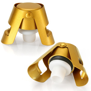 Accessoires pour le <span class=keywords><strong>vin</strong></span> en métal écologique <span class=keywords><strong>Bouchon</strong></span> de champagne en acier inoxydable or rose violet or <span class=keywords><strong>bleu</strong></span> avec logo personnalisé - Product Image 2