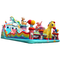 Grande maison de rebond gonflable en PVC pour l'extérieur commercial Offre Spéciale toboggan sautant pour les enfants avec ventilateur
