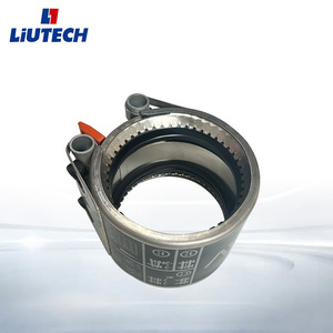 Conectores rectos de diámetro igual LiUTECH, accesorios metálicos para sellos de compresores de tornillo - Product Image 1
