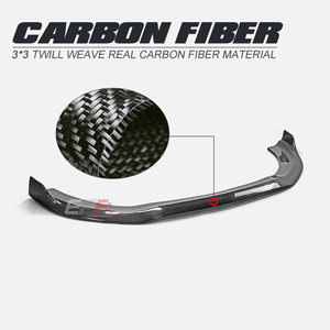 สำหรับเมอร์เซเดสเบนซ์ ปี 2018-2022 W222 S-Class S65 M Type ลิ้นหน้าคาร์บอนไฟเบอร์ - Product Image 5